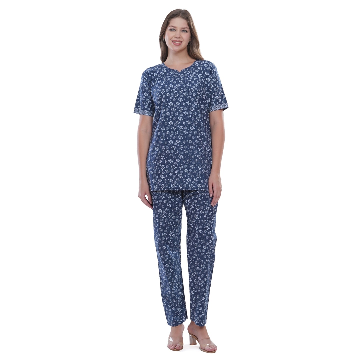 Women's Cotton Printed Straight Kurta with Pant Set – Soft, Breathable & Stylish