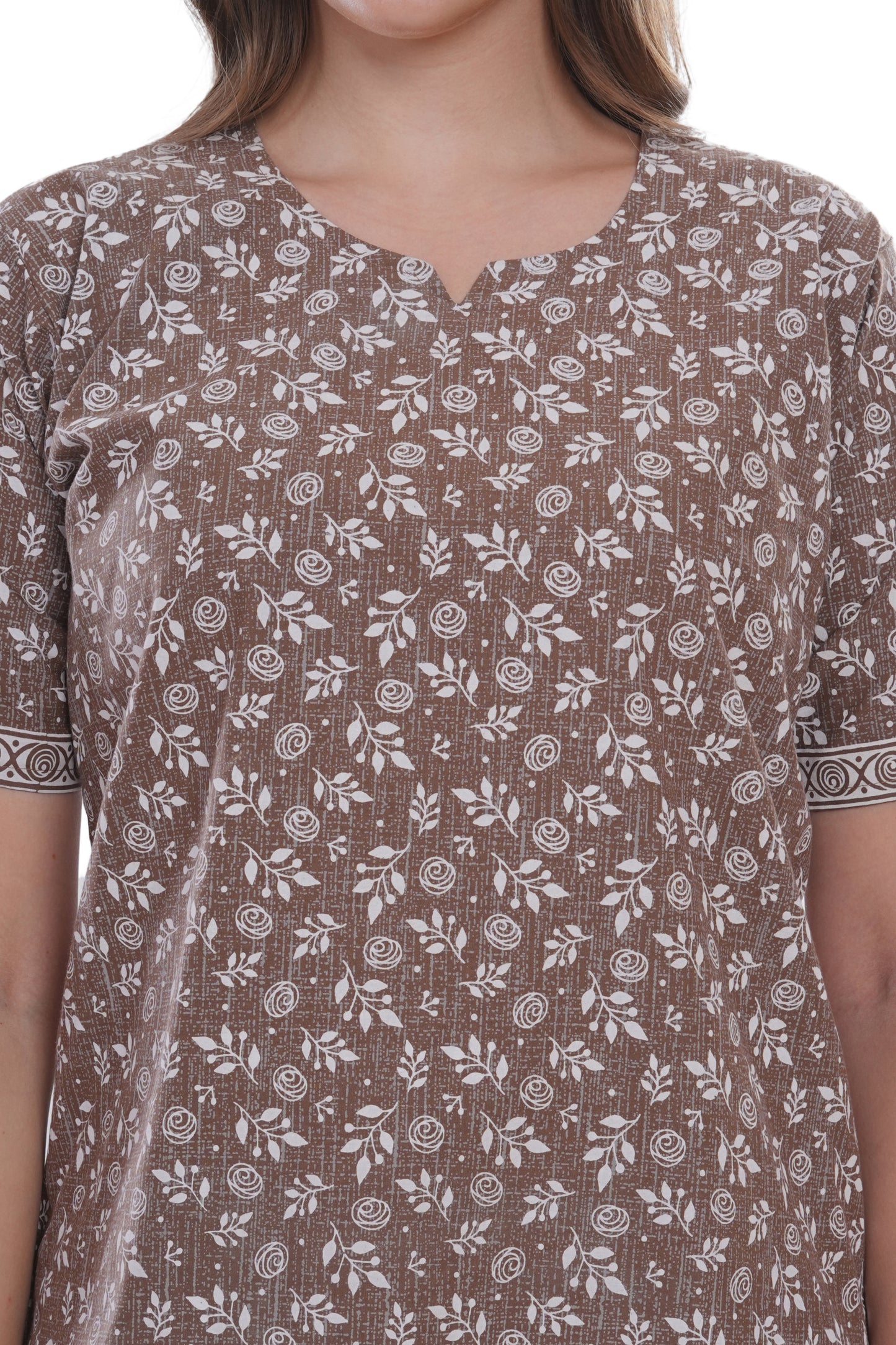 Women's Cotton Printed Straight Kurta with Pant Set – Soft, Breathable & Stylish