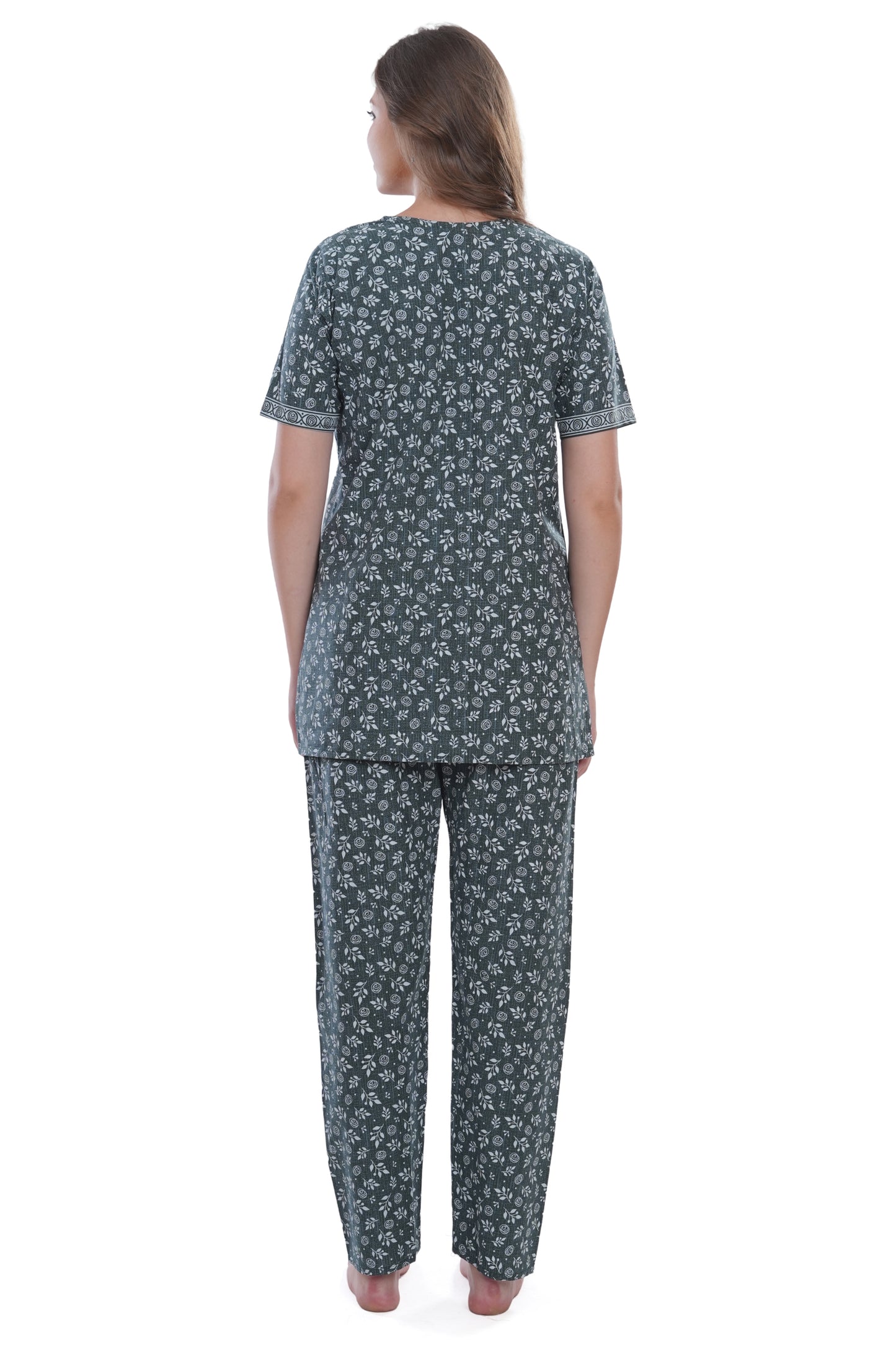 Women's Cotton Printed Straight Kurta with Pant Set – Soft, Breathable & Stylish
