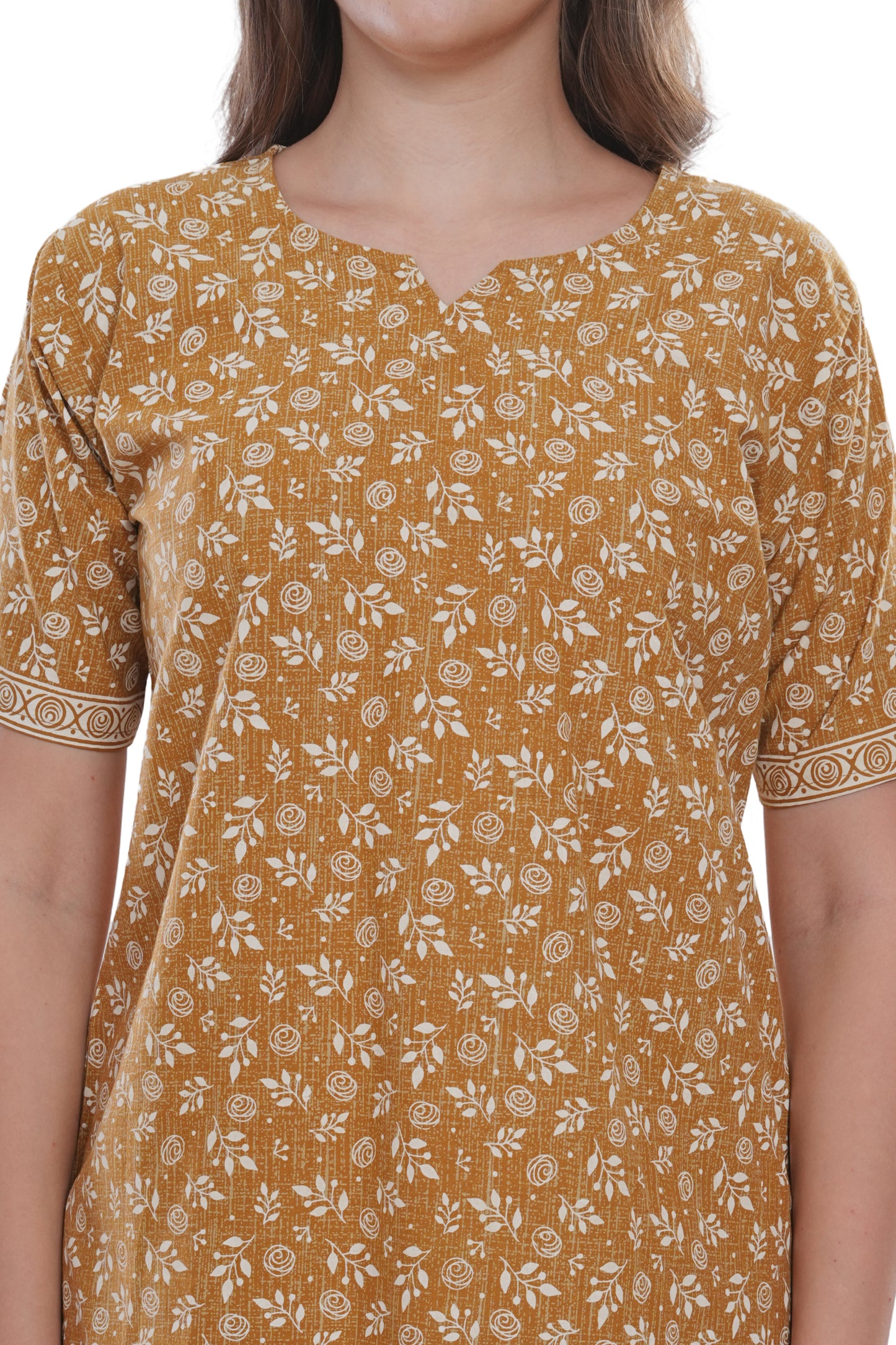 Women's Cotton Printed Straight Kurta with Pant Set – Soft, Breathable & Stylish