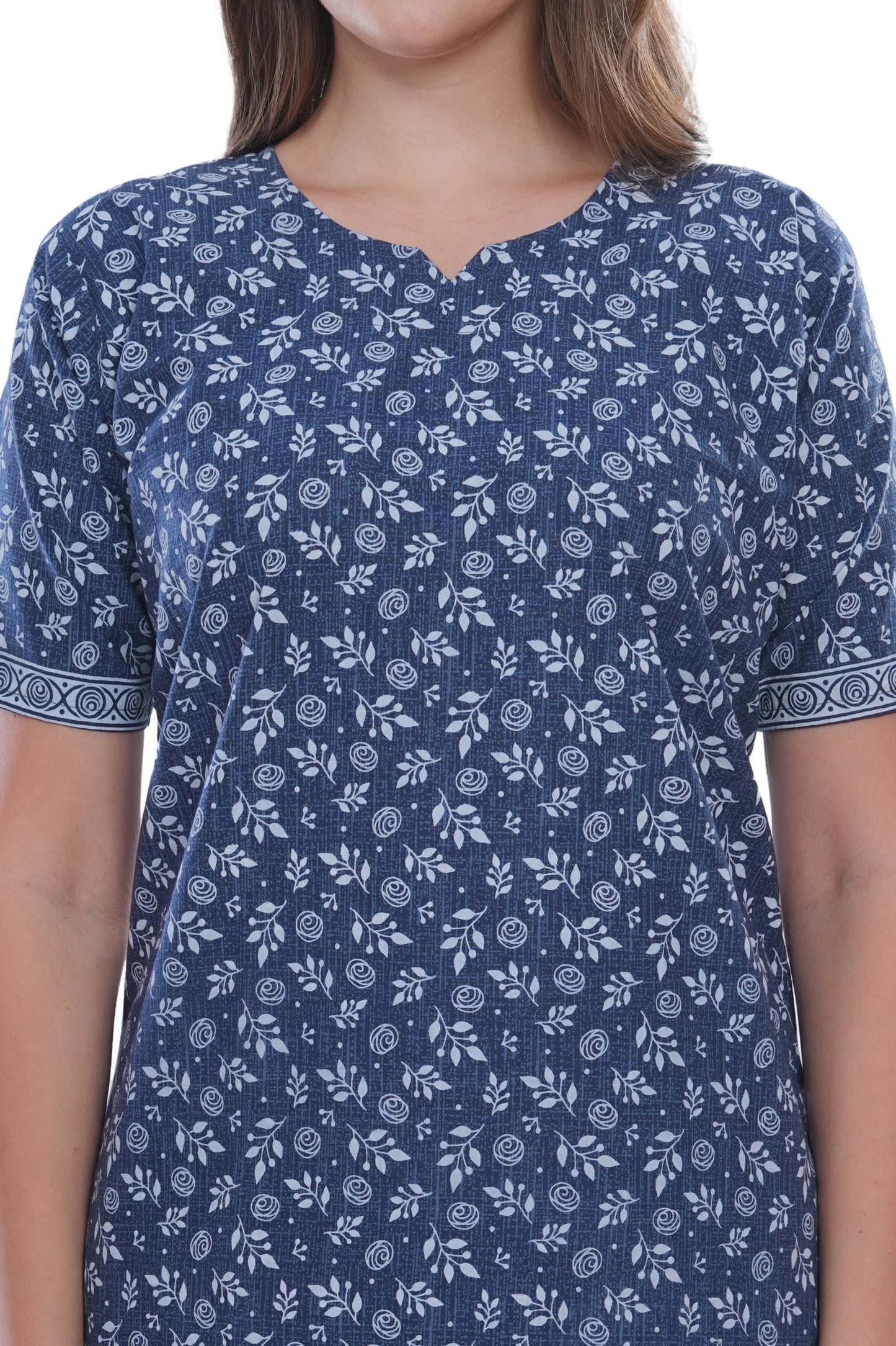 Women's Cotton Printed Straight Kurta with Pant Set – Soft, Breathable & Stylish