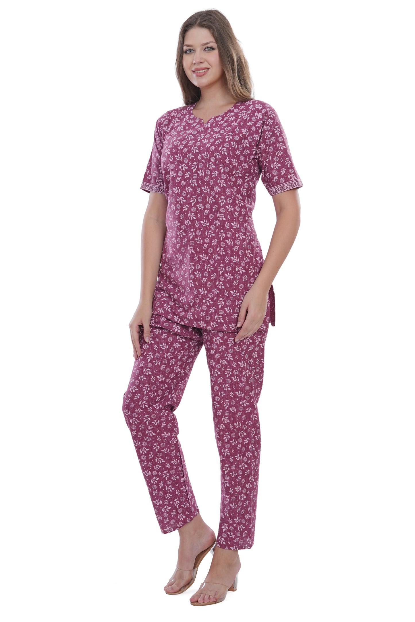 Women's Cotton Printed Straight Kurta with Pant Set – Soft, Breathable & Stylish