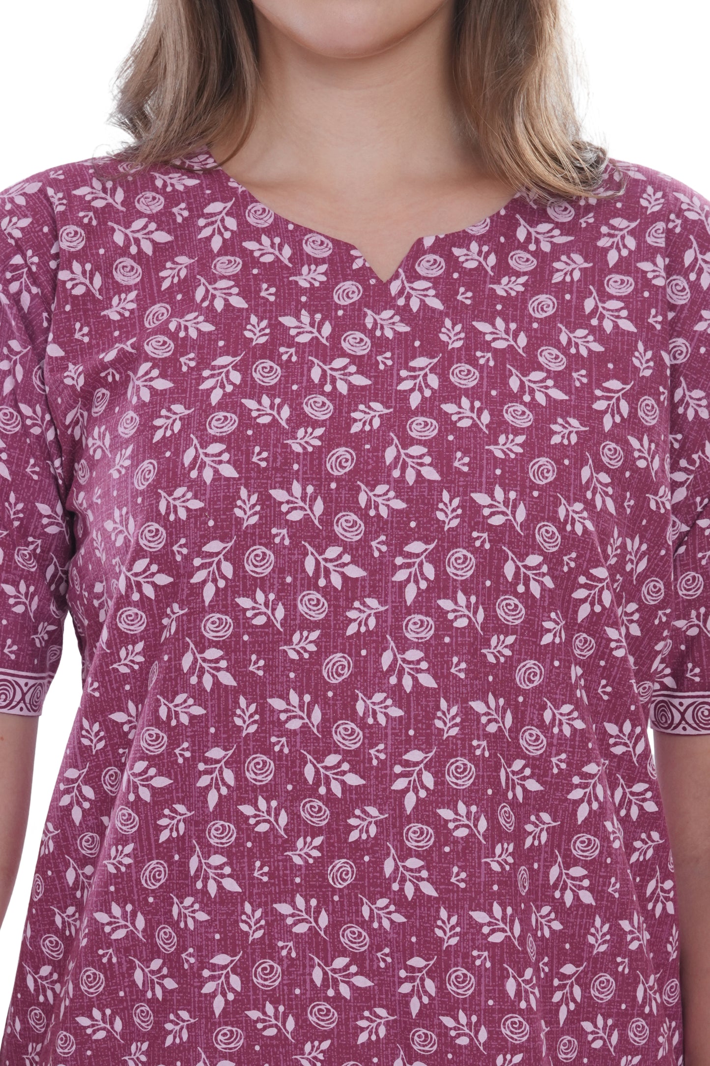 Women's Cotton Printed Straight Kurta with Pant Set – Soft, Breathable & Stylish
