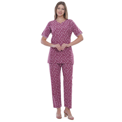 Women's Cotton Printed Straight Kurta with Pant Set – Soft, Breathable & Stylish