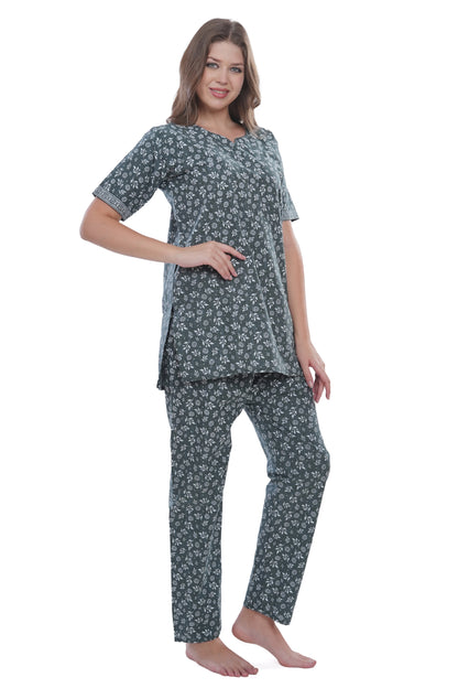 Women's Cotton Printed Straight Kurta with Pant Set – Soft, Breathable & Stylish