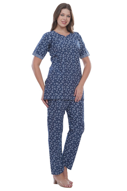 Women's Cotton Printed Straight Kurta with Pant Set – Soft, Breathable & Stylish