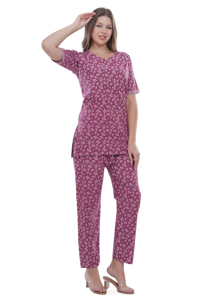 Women's Cotton Printed Straight Kurta with Pant Set – Soft, Breathable & Stylish